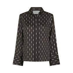 Mistan print shirt dark brown