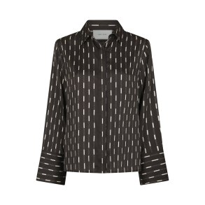Mistan print shirt dark brown