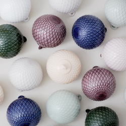 Rhombe Bauble Bordeaux