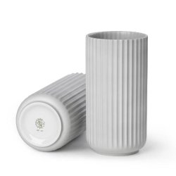 Lyngby vase H 15 cm Glossy White