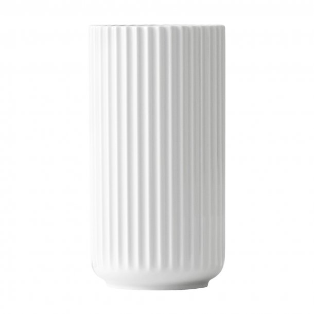 Lyngby vase H 15 cm Glossy White